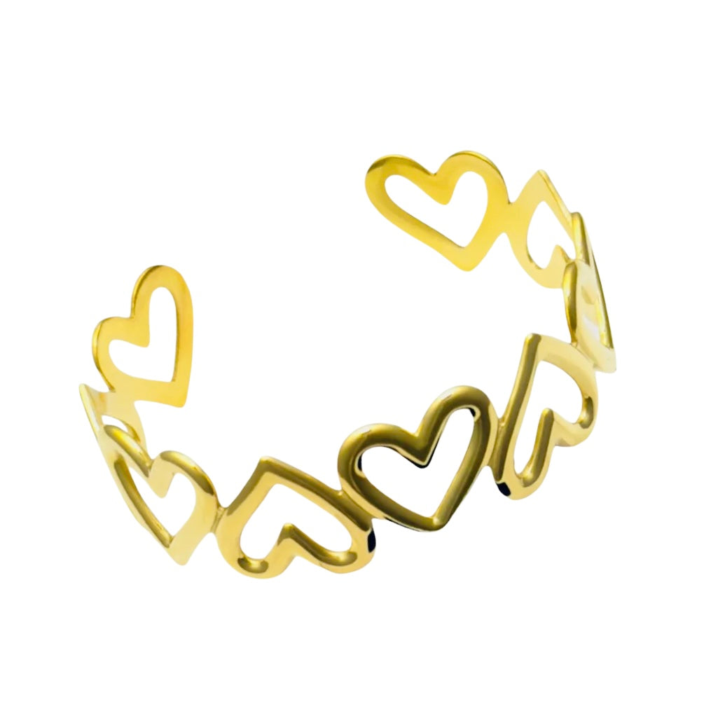 Celina Bangle Bracelet - Gold