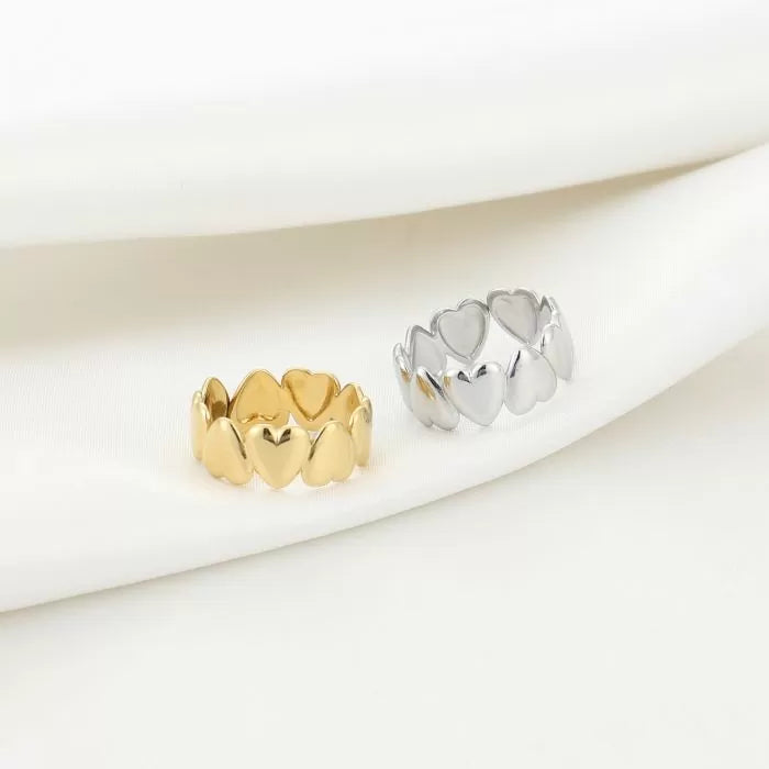 Full Heart Ring - Gold