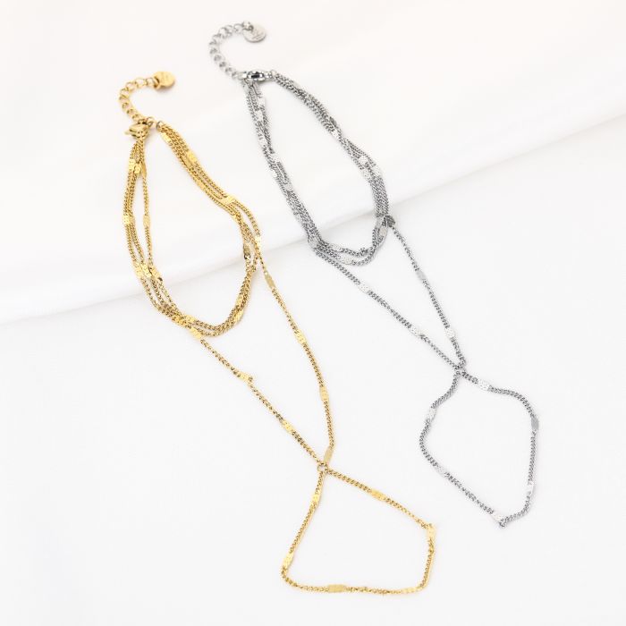 Handchain Plate - Gold