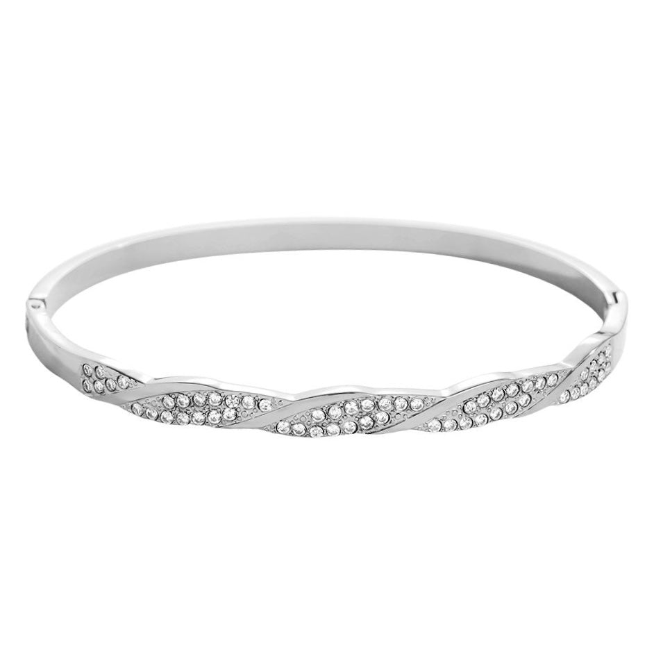 Danique Bangle Bracelet - Silver