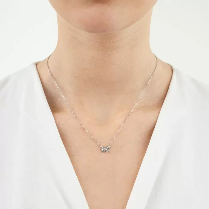 Butterfly Necklace - Silver
