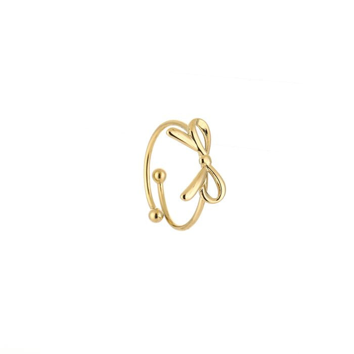 Basic Strikjes Ring - Gold