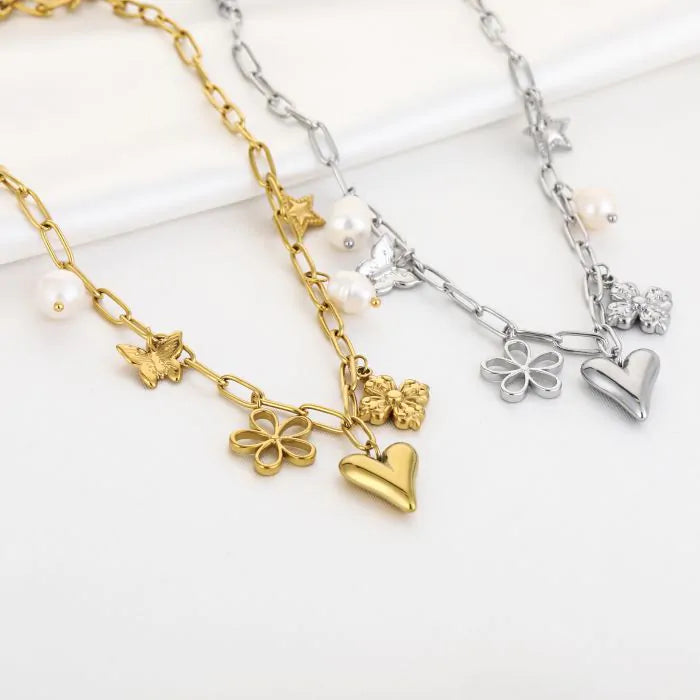 Figure Serena Necklace - Gold