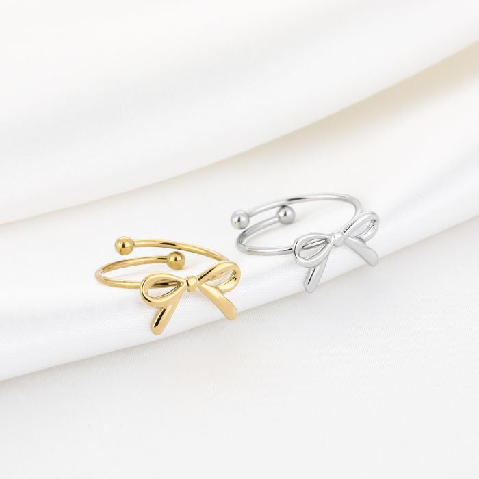 Basic Strikjes Ring - Gold