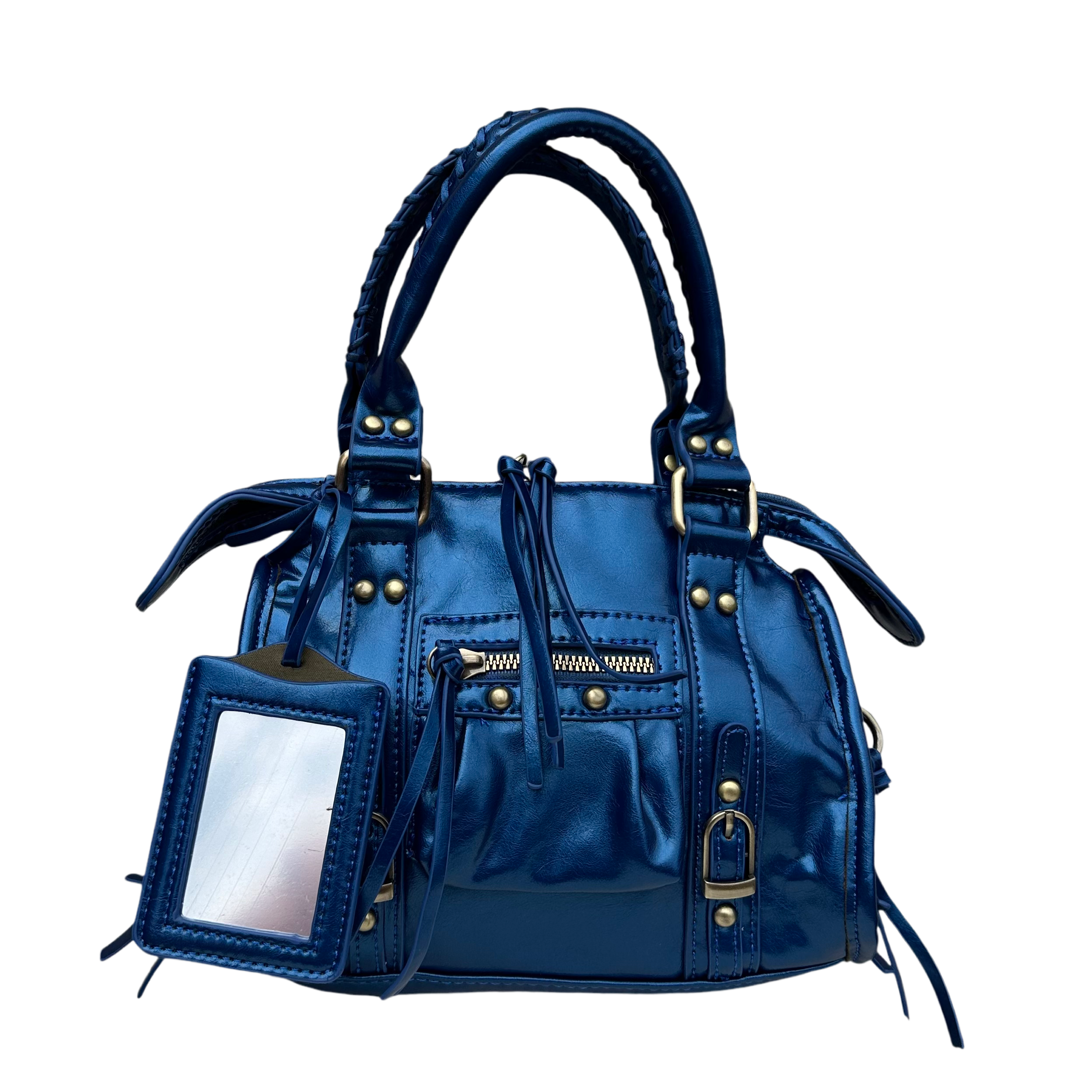 Liv Small Mirror Tas PU Leer - Blauw