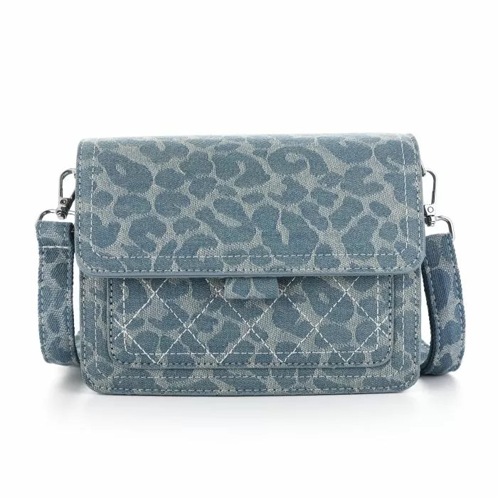 Chloe Special Denim Tas - Leopard Groen