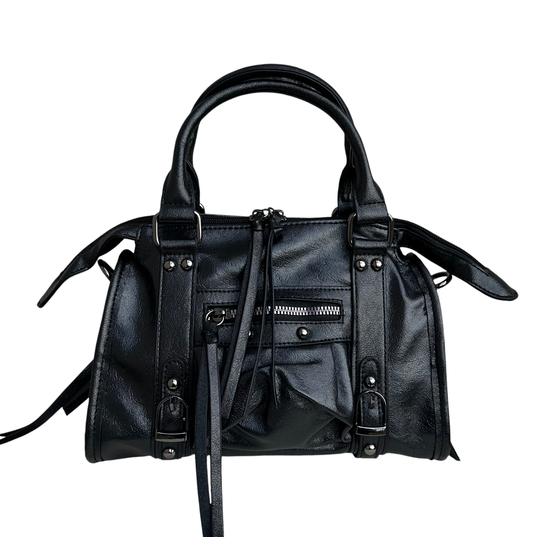 Liv Glowy Medium Tas - Metallic Zwart