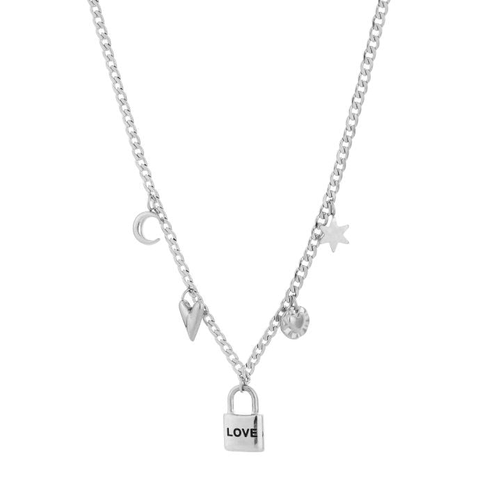 Floor Necklace - Silver
