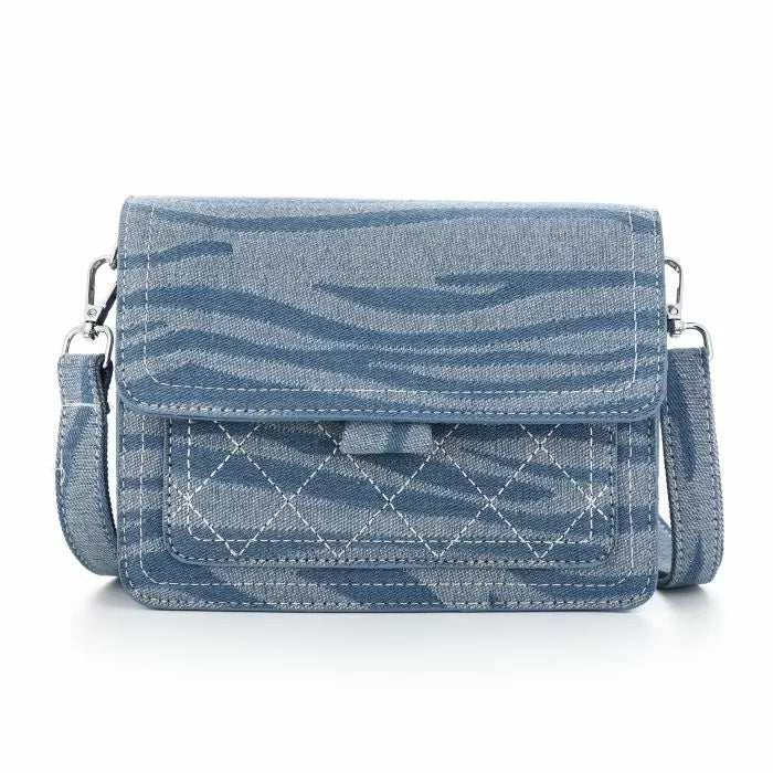 Chloe Special Denim Tas - Zebra Blauw