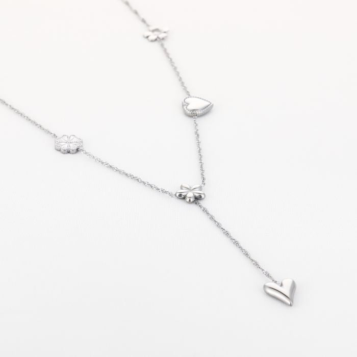 Lia Necklace 60 cm - Silver