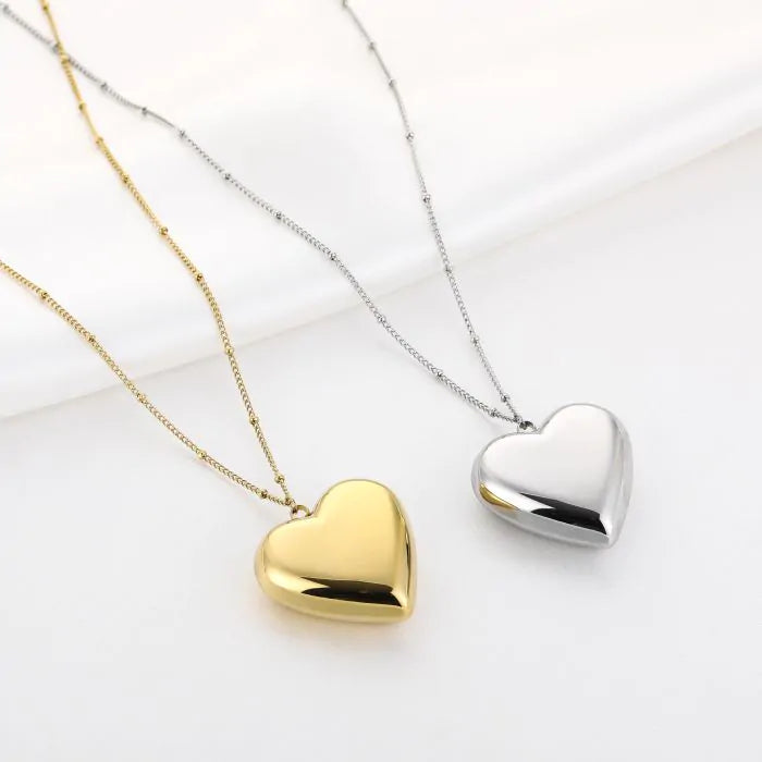 Roos Necklace 80 cm - Silver