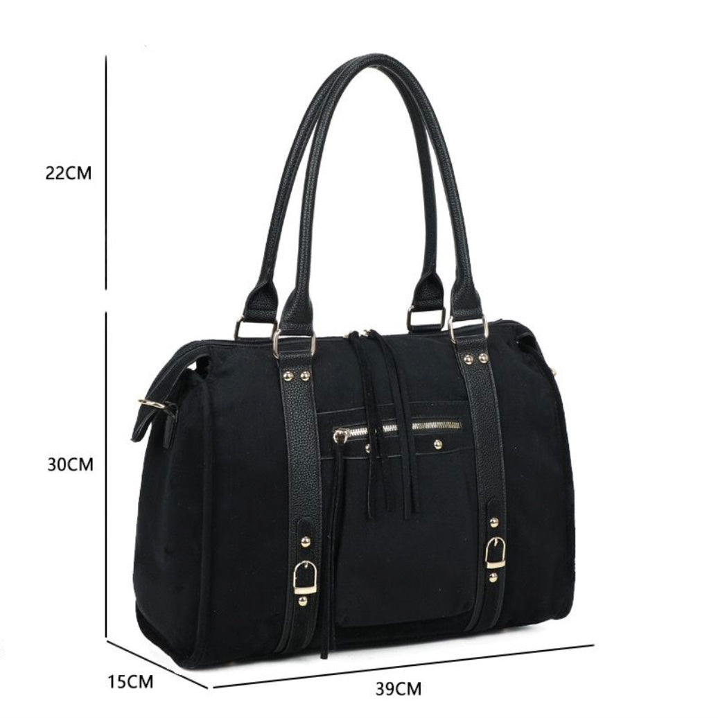 Liv Suède XL Tas - Zwart