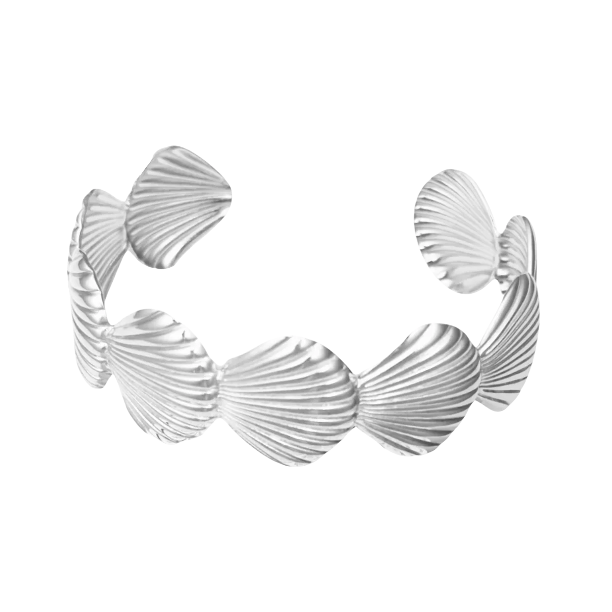 Nina Bangle Bracelet - Silver