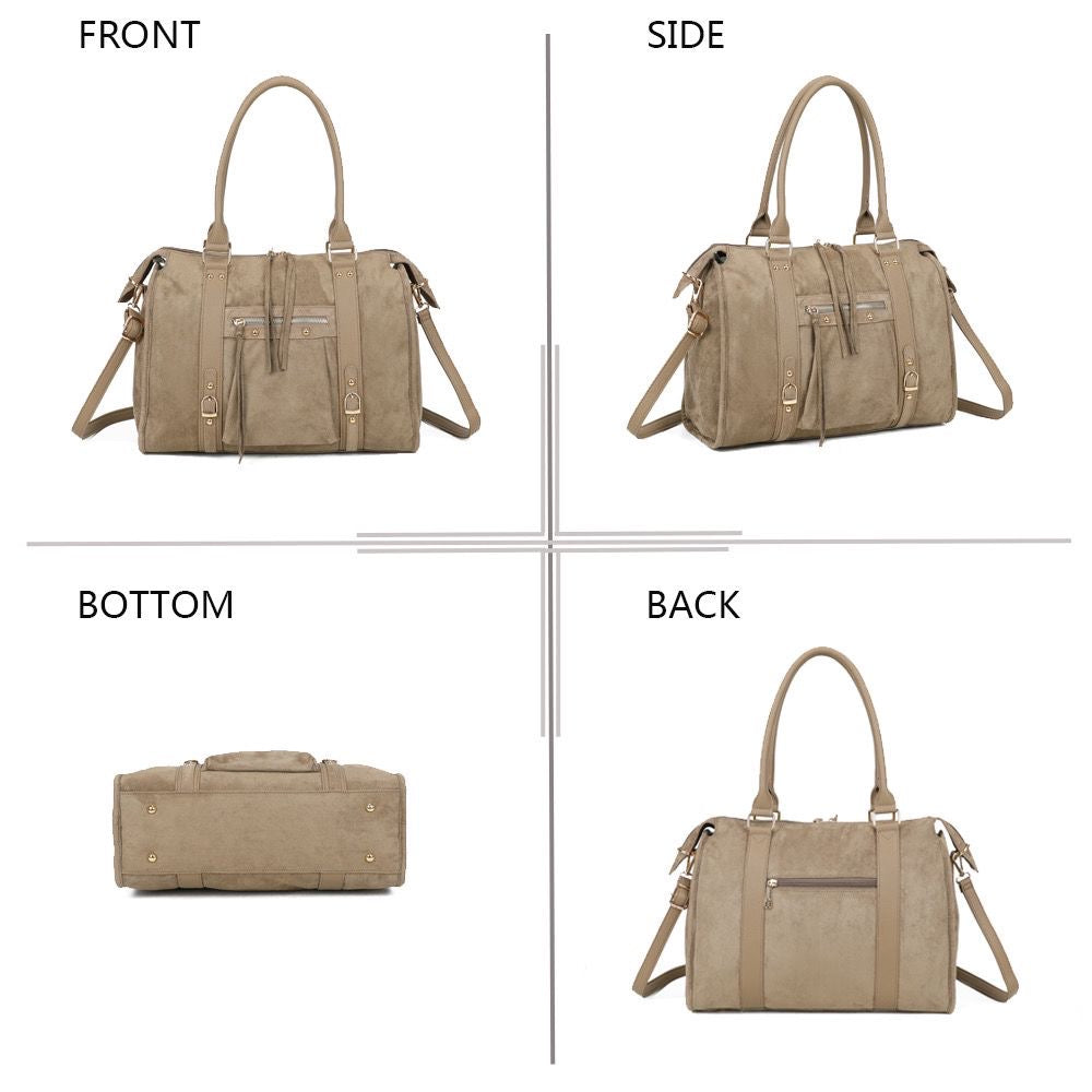 Liv Suède XL Tas - Taupe