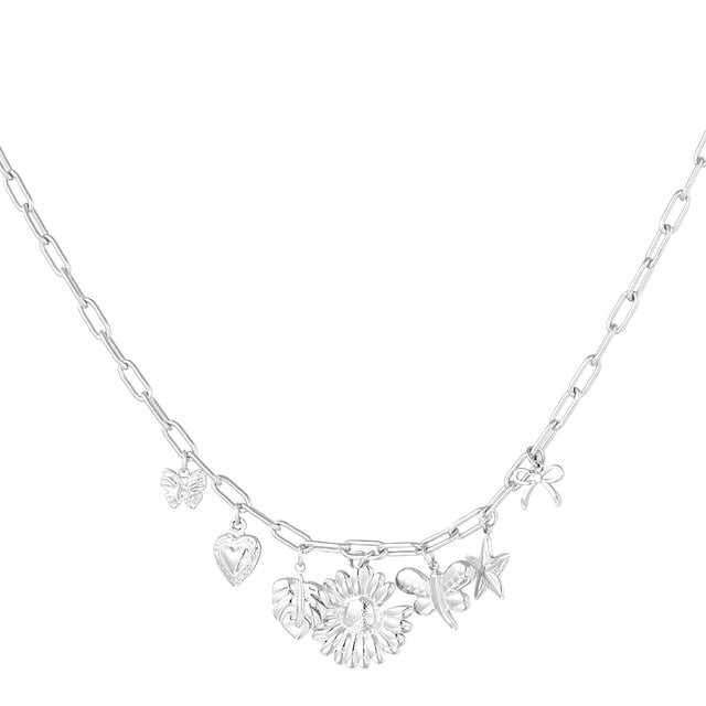 Botanical Bliss Necklace - Silver