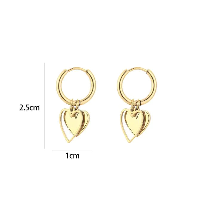 Iris Earrings - Gold