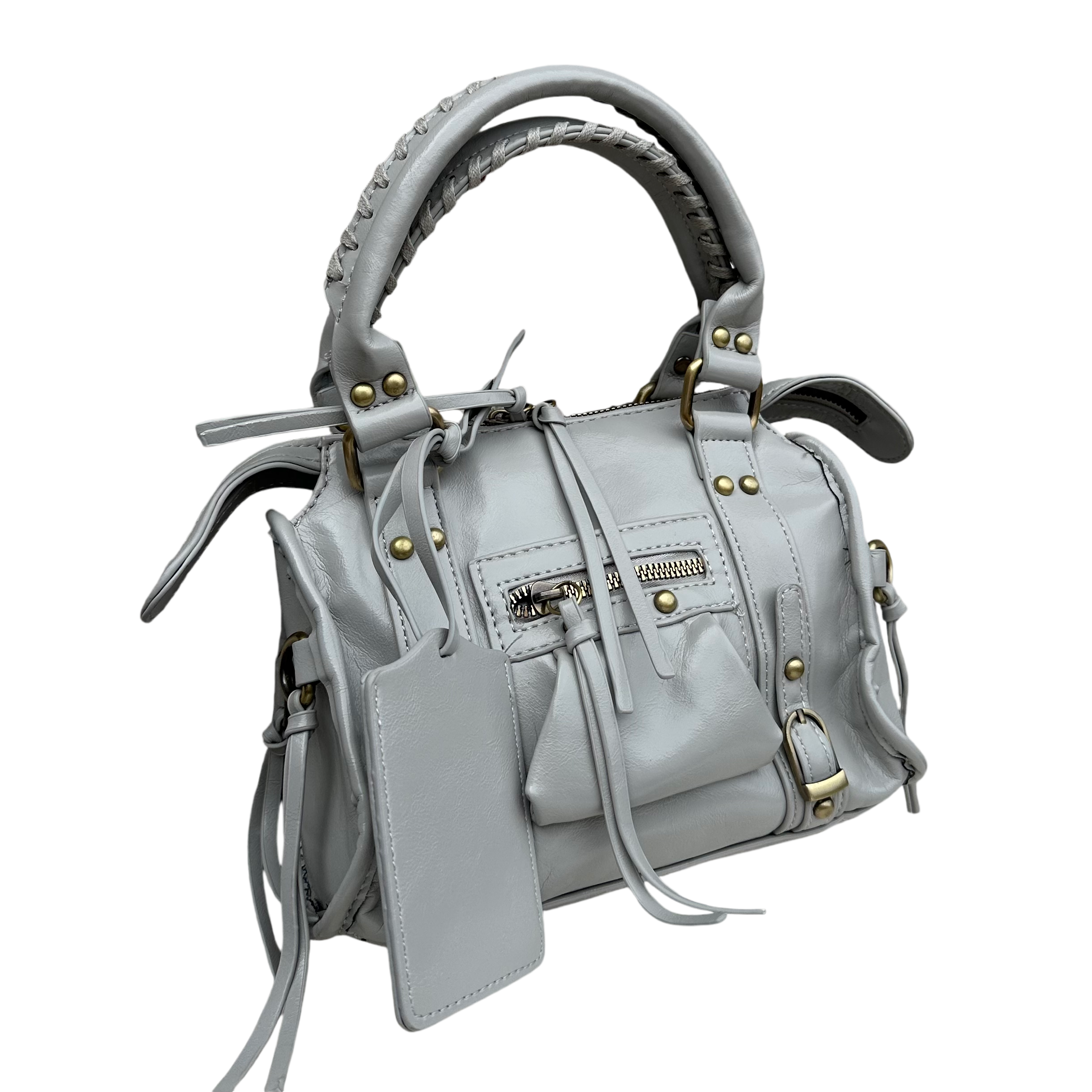 Liv Small Mirror Tas PU Leer - Grijs