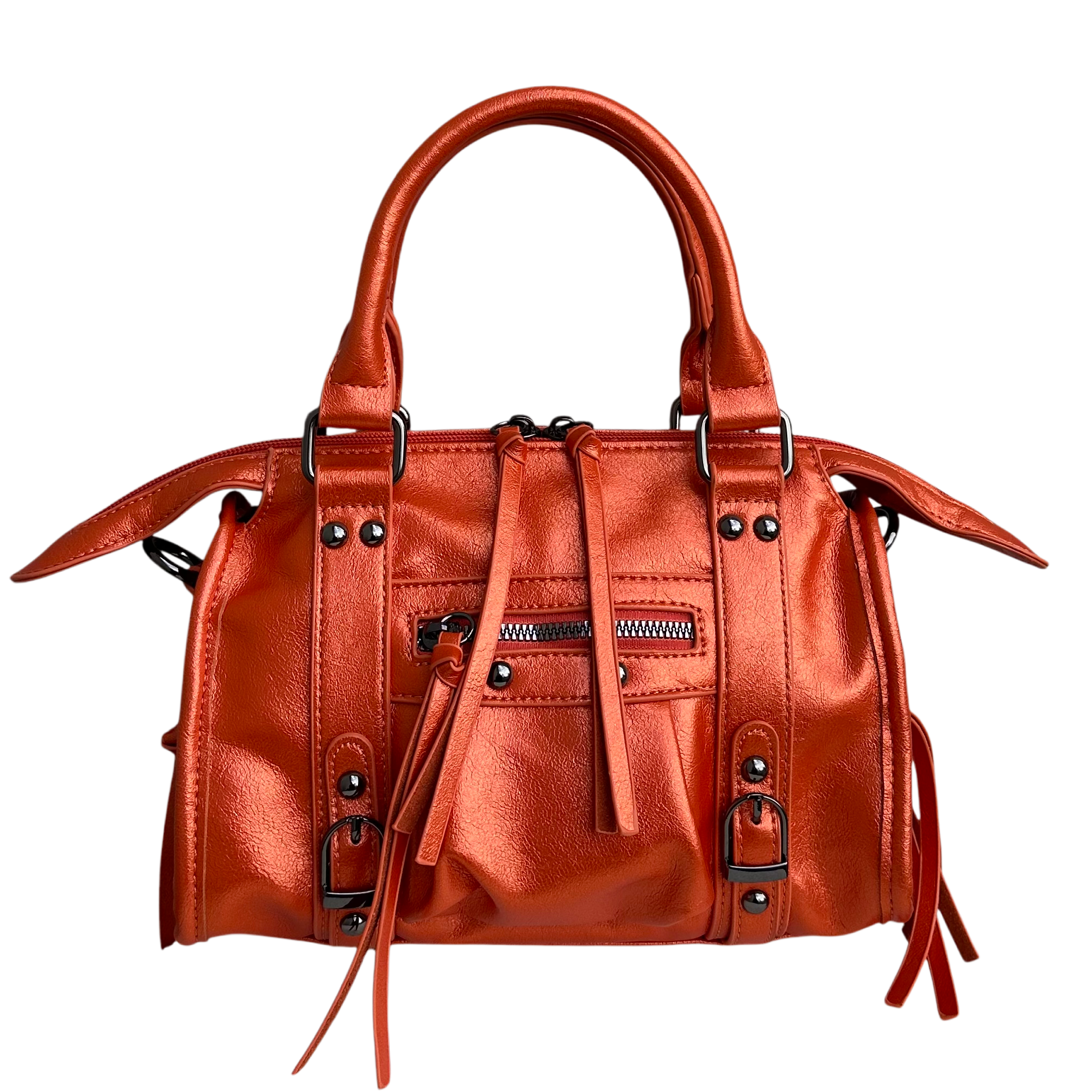 Liv Glowy Medium Tas - Metallic Oranje