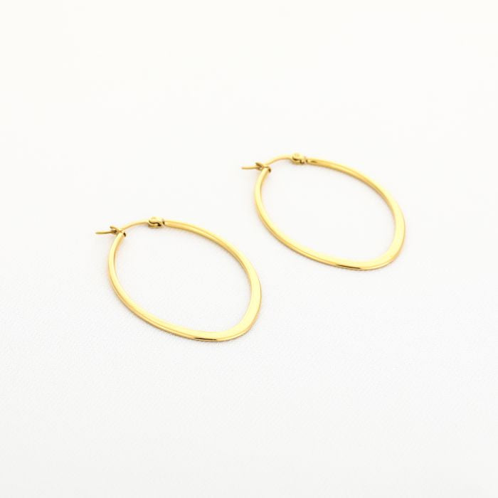 Yvette Large Earrings - Gold