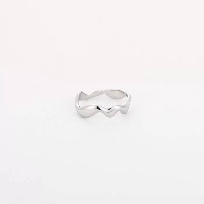 Classic Wave Ring - Silver