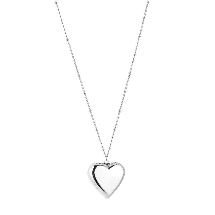 Roos Necklace 80 cm - Silver
