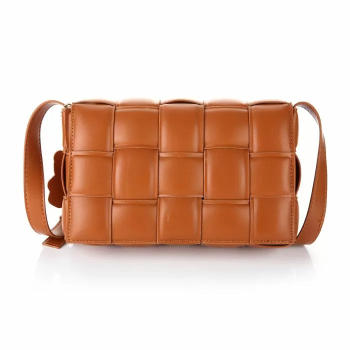 Gevlochten Tas - Bruin