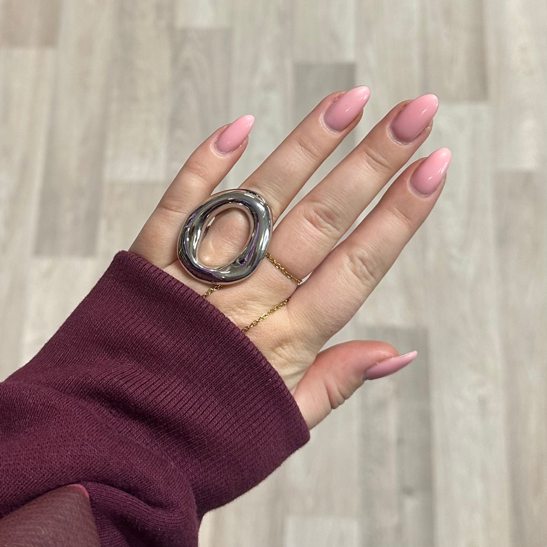 Olivia Big Ring - Silver