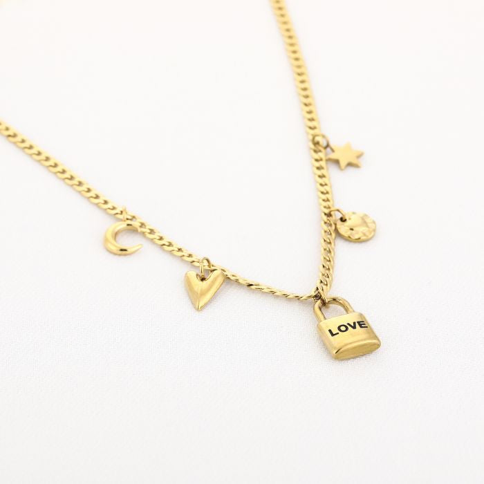 Floor Necklace - Gold