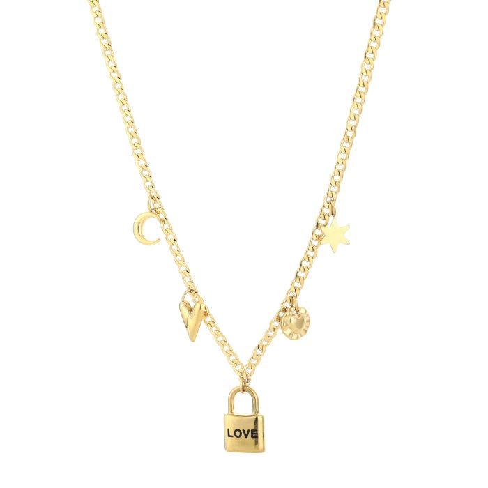 Floor Necklace - Gold