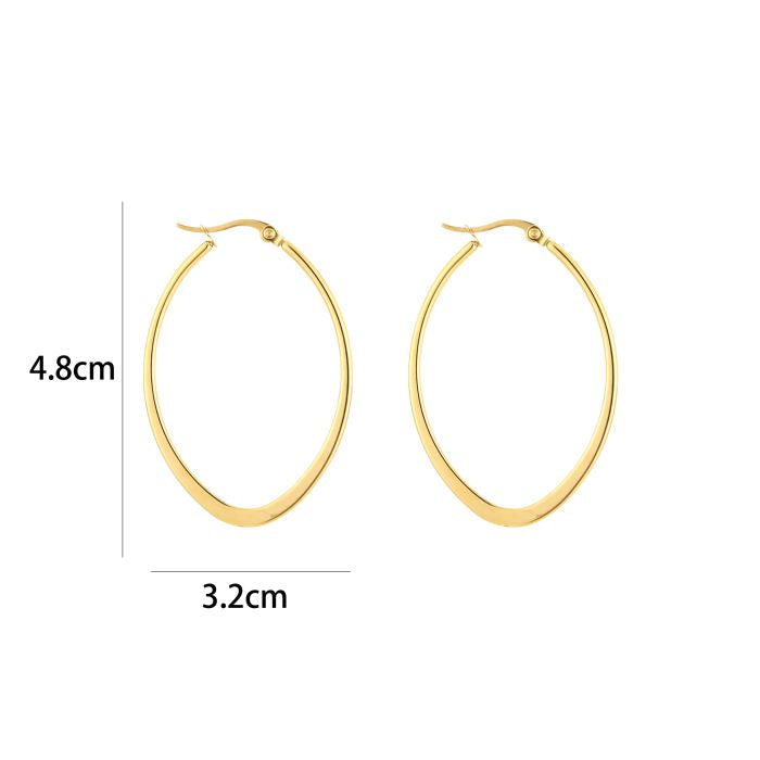 Yvette Large Earrings - Silver