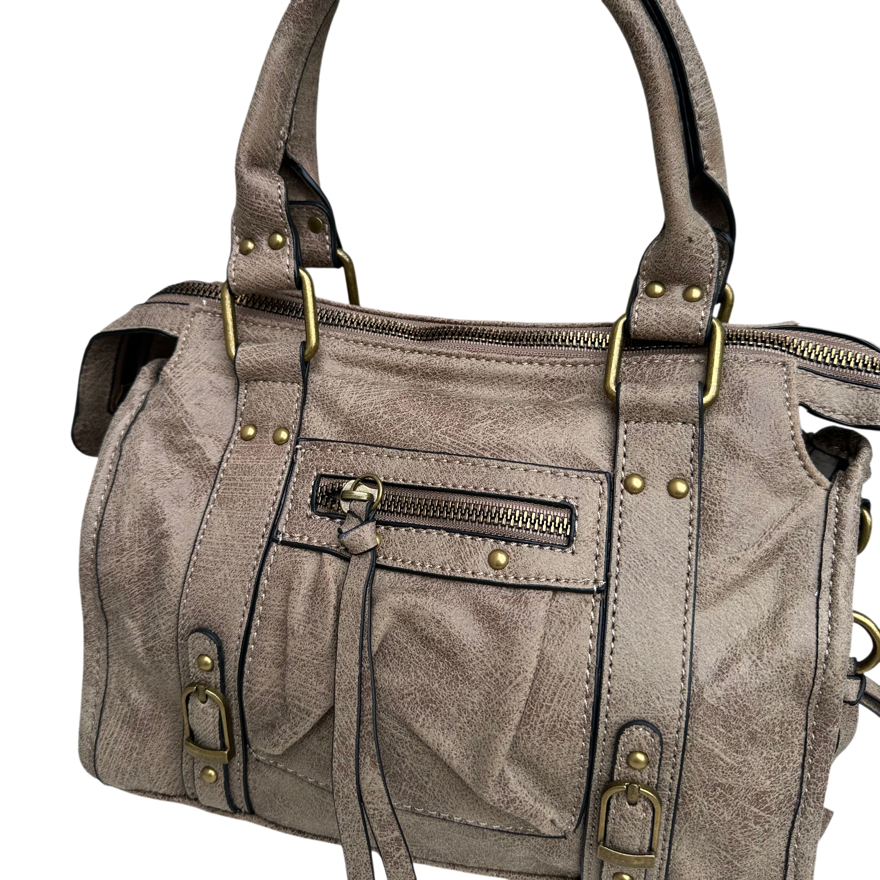 Liv Glossy Medium Tas - Khaki