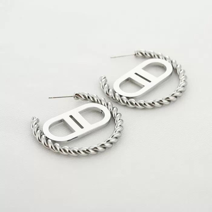 DD Earrings - Silver