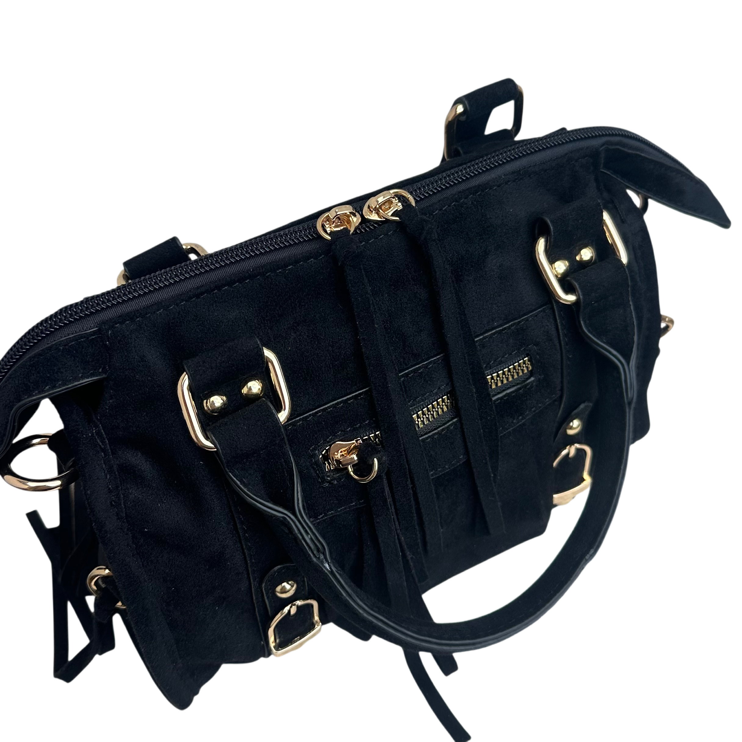 Liv Classic Suède Medium Tas - Bruin