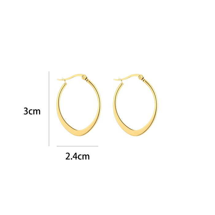 Yvette Small Earrings - Gold