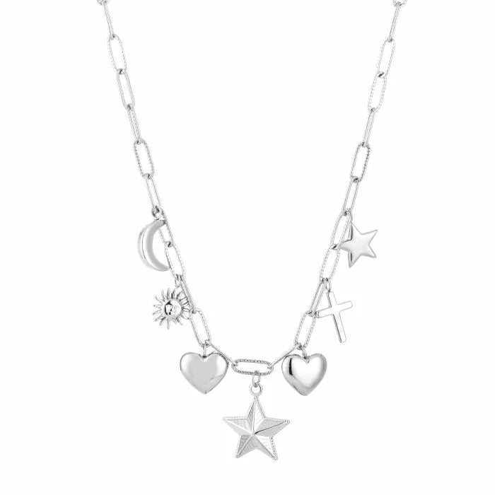 Bedels Stars Necklace - Silver