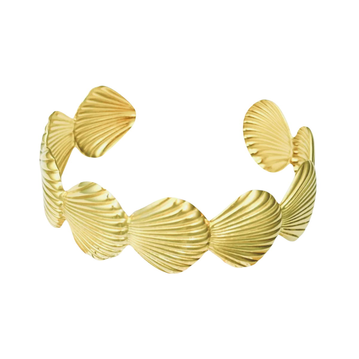 Nina Bangle Bracelet - Gold