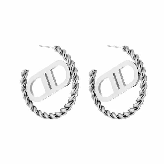 DD Earrings - Silver