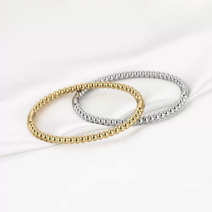 Bangle Dots Bracelet - Silver