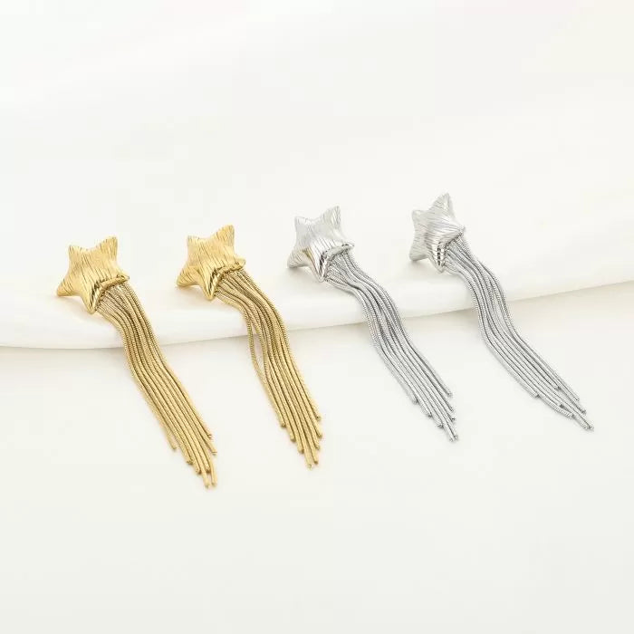 Clasica Star Earrings - Gold