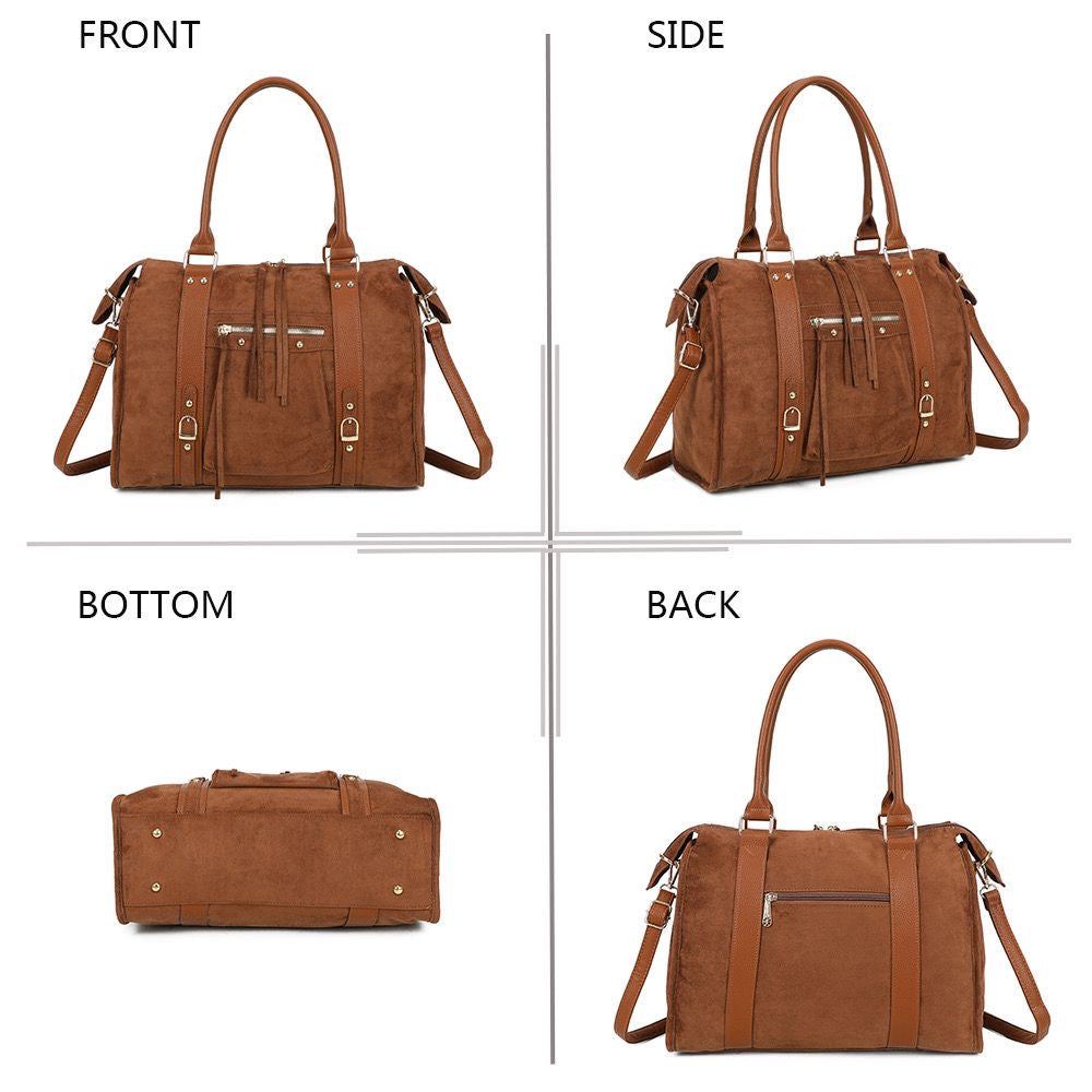 Liv Suède XL Tas - Bruin