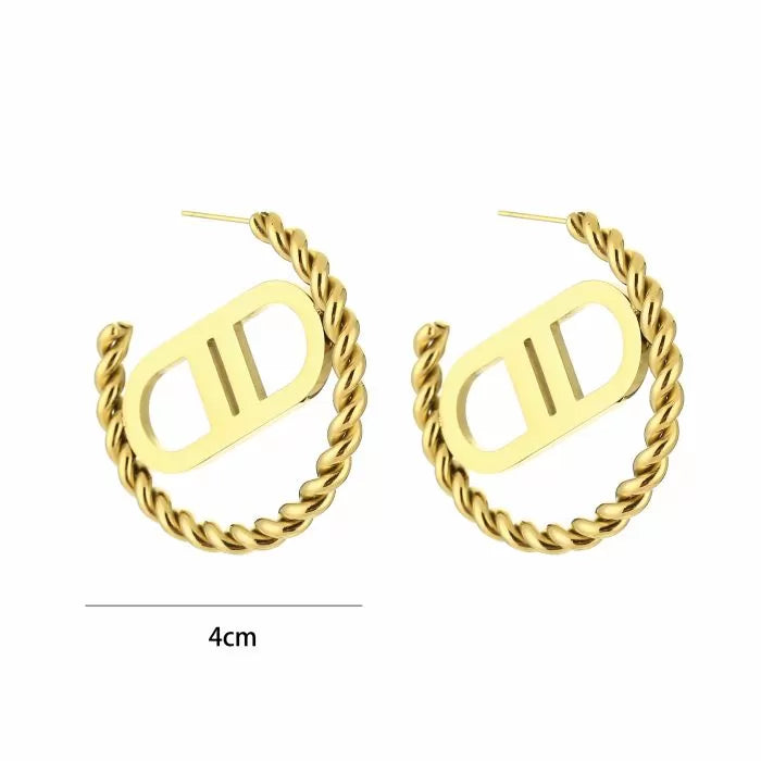 DD Earrings - Silver