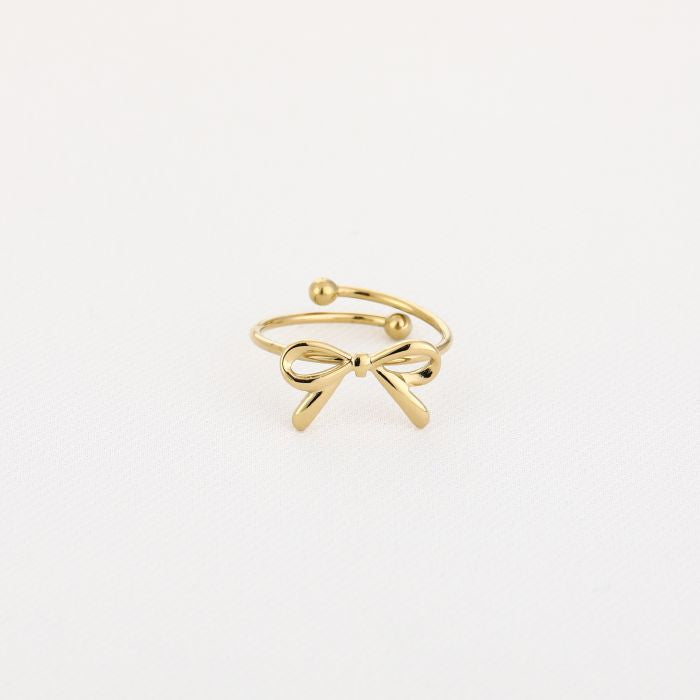 Basic Strikjes Ring - Gold