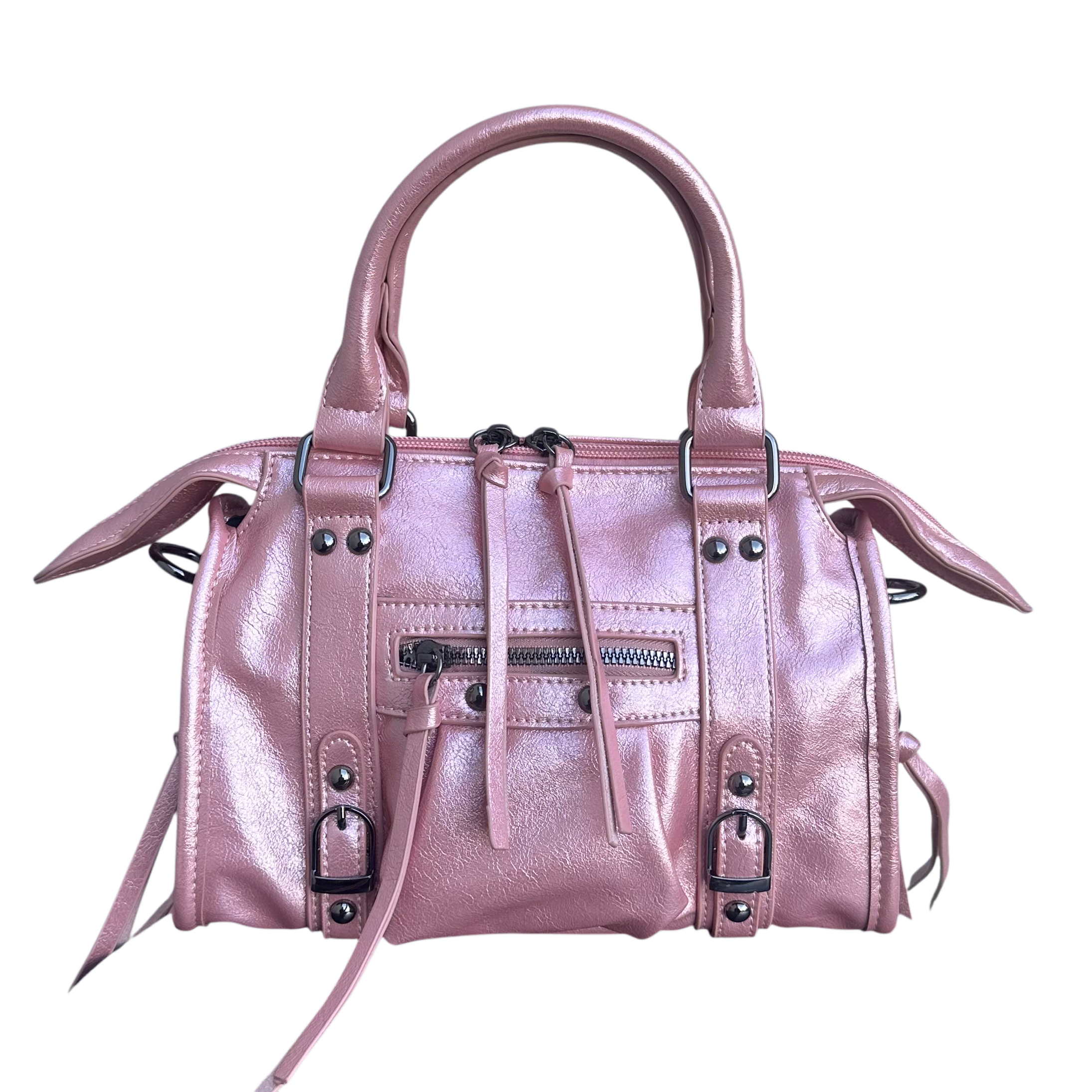 Liv Glowy Medium Tas - Metallic Roze
