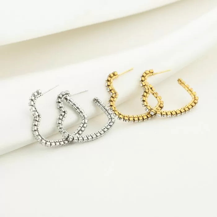 Amarantha Earrings - Silver