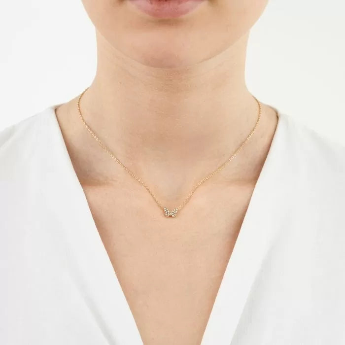Butterfly Necklace - Gold
