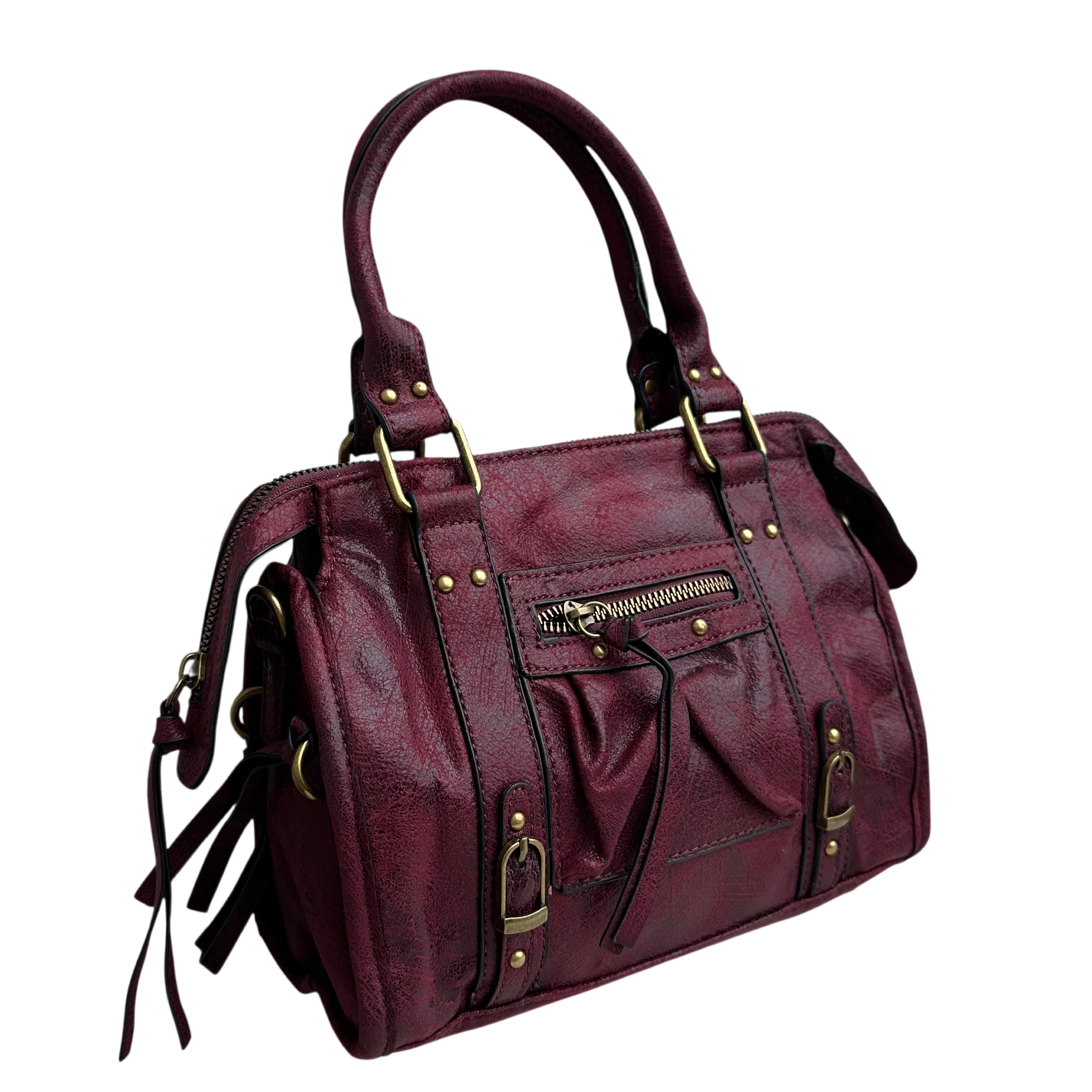 Liv Glossy Medium Tas - Bordeaux
