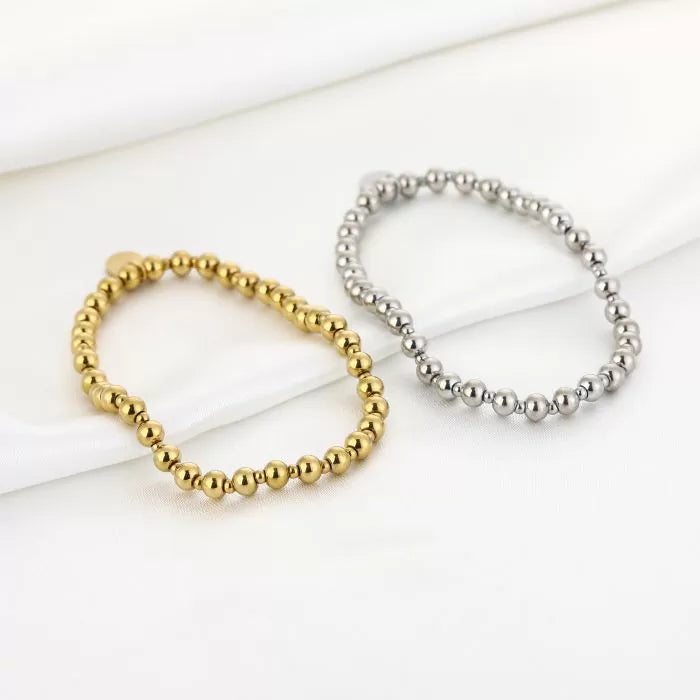 Beads Tiny Bracelet - Gold