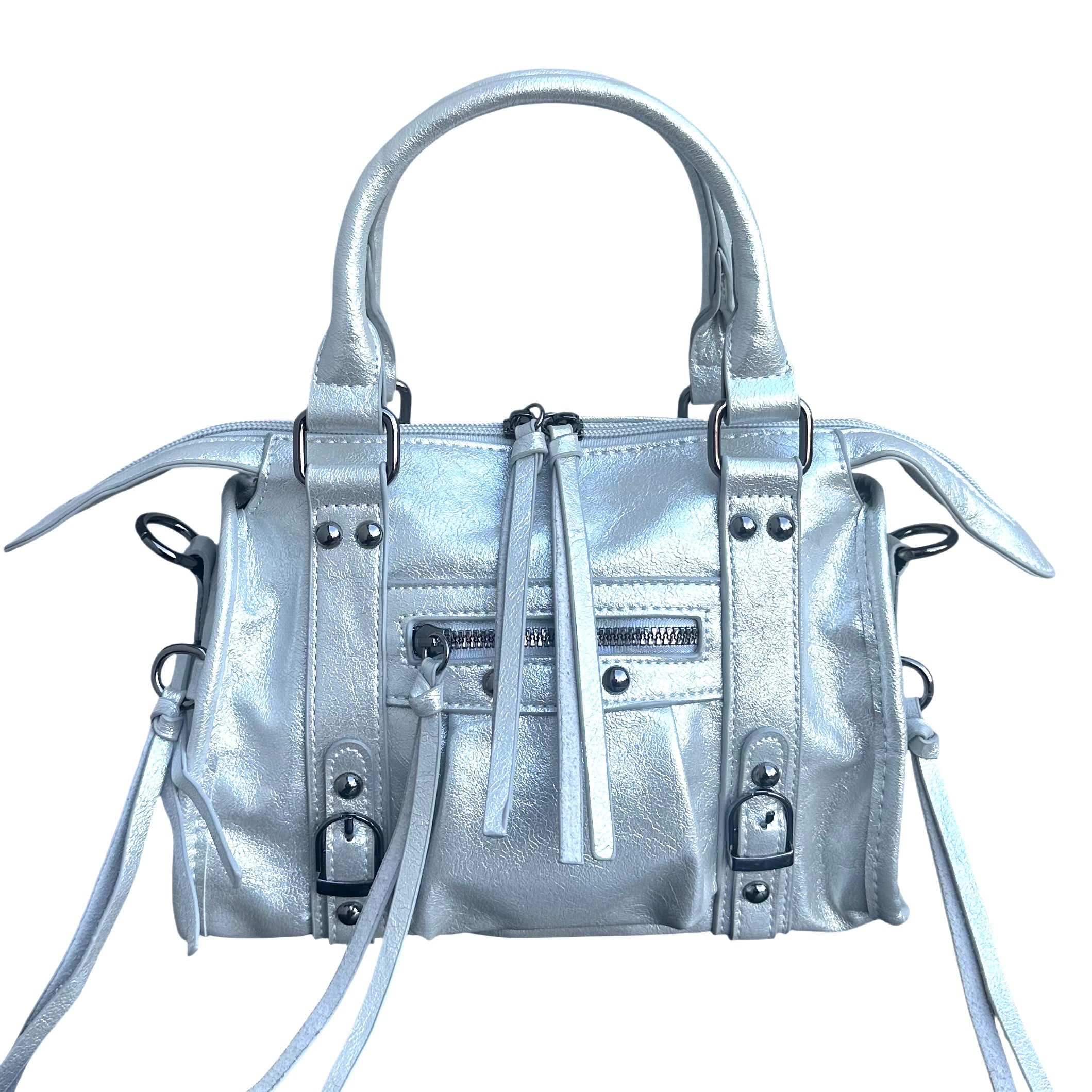 Liv Glowy Medium Tas - Metallic Zilver