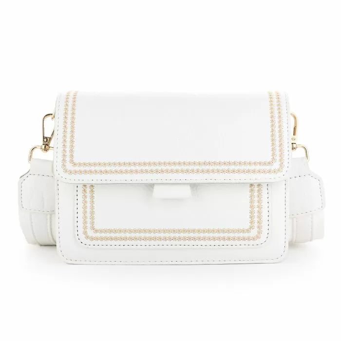 Chloe Dots Tas - Wit