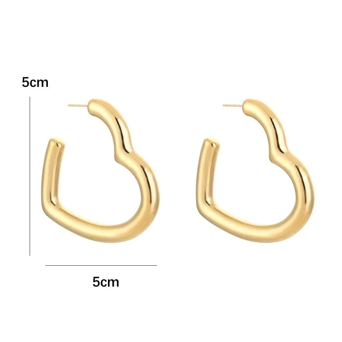 Megan Earrings - Gold